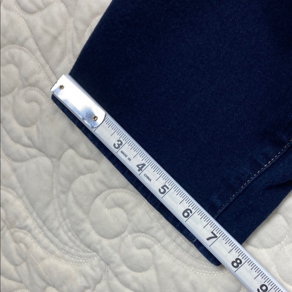 Micheal Kors Cropped High Rise Jeans Blue Womens Sz 12 - Picture 8 of 10